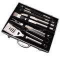 6 PCS BBQ-Werkzeuge mit Aluminiumgehäuse